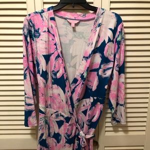 Lilly Pulitzer Size XL EUC Karlie Wrap Romper